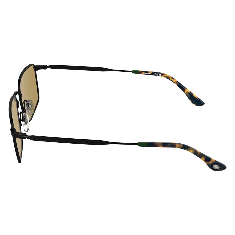 Lacoste Schwarze Sonnenbrille aus Metall