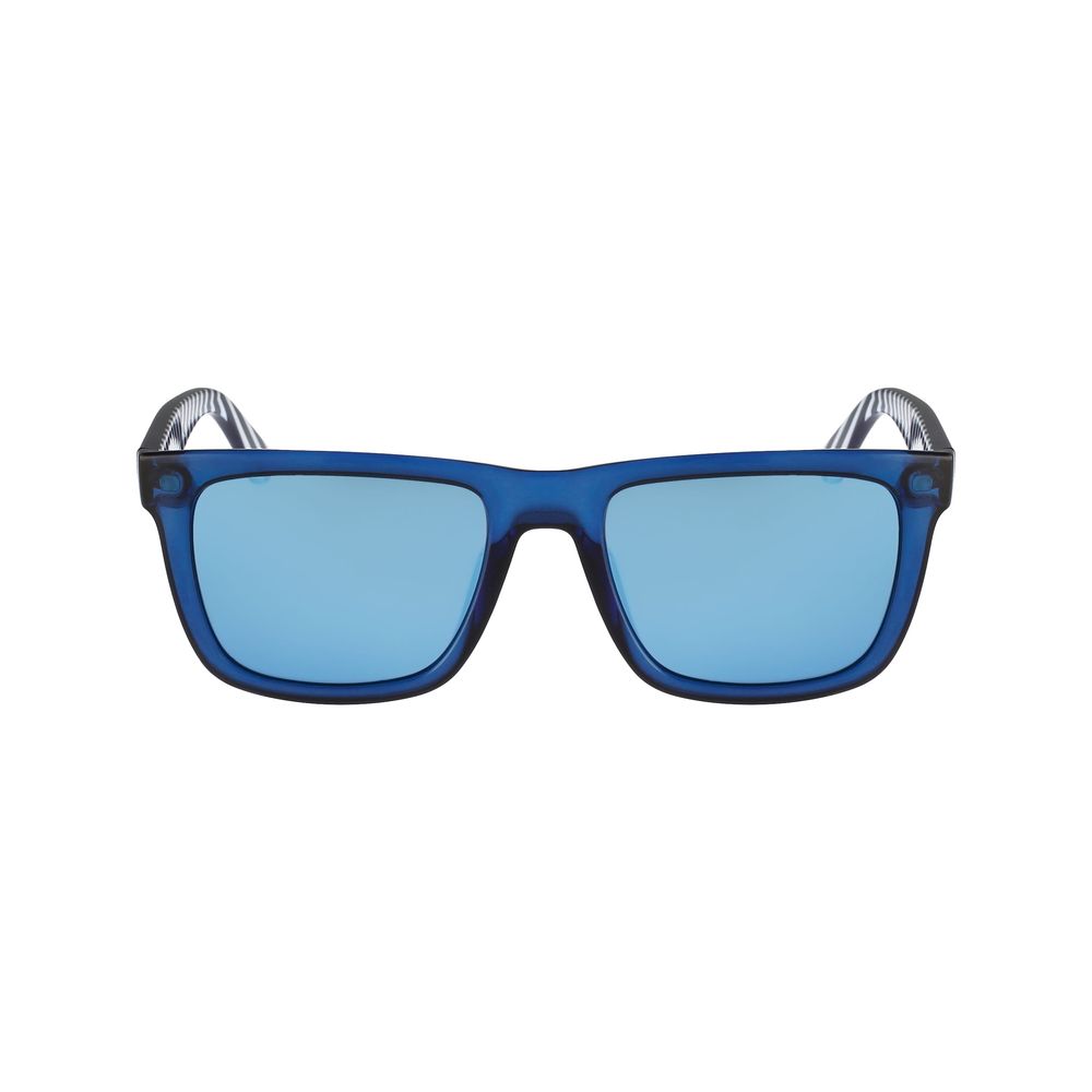 Lacoste Sonnenbrille mit blauen Einsätzen