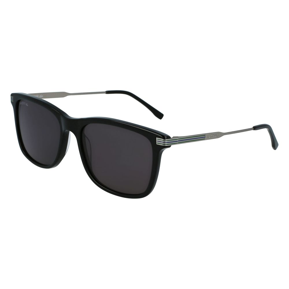 Lacoste Schwarze Sonnenbrille aus Metall