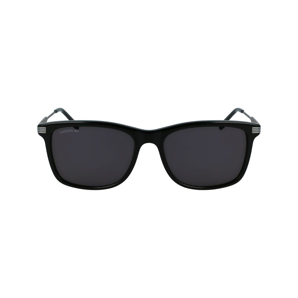 Lacoste Schwarze Sonnenbrille aus Metall