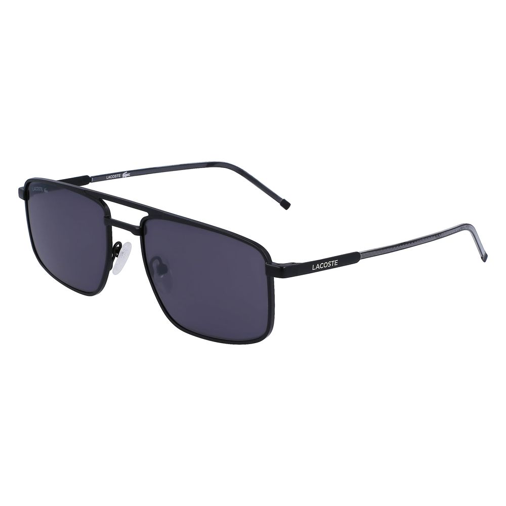 Lacoste Schwarze Sonnenbrille aus Metall