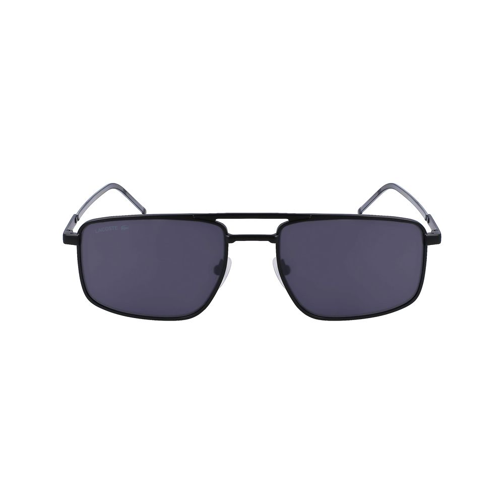 Lacoste Schwarze Sonnenbrille aus Metall