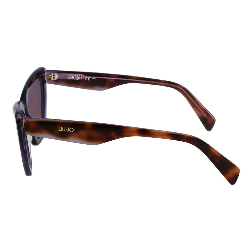 Liu Jo Sonnenbrille aus violettem Acetat