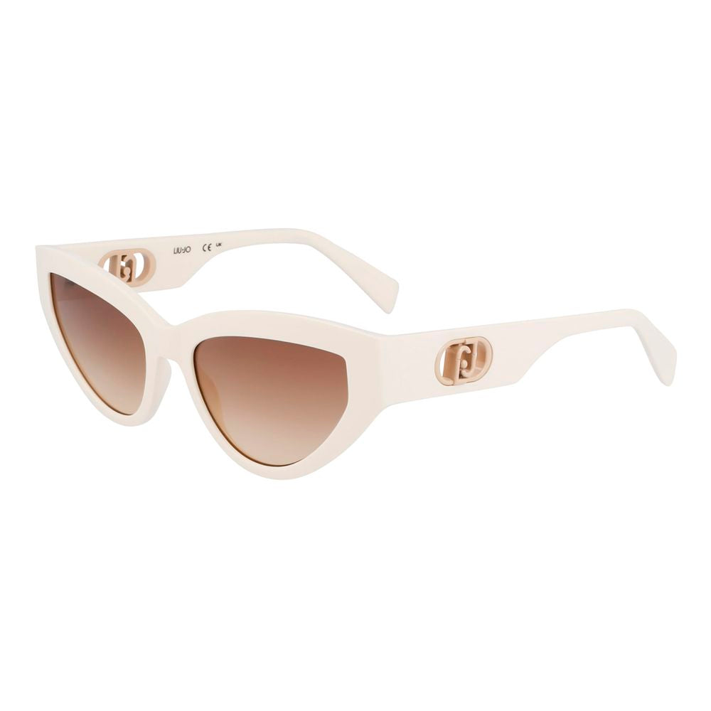Liu Jo Weiße Sonnenbrille aus injected Material