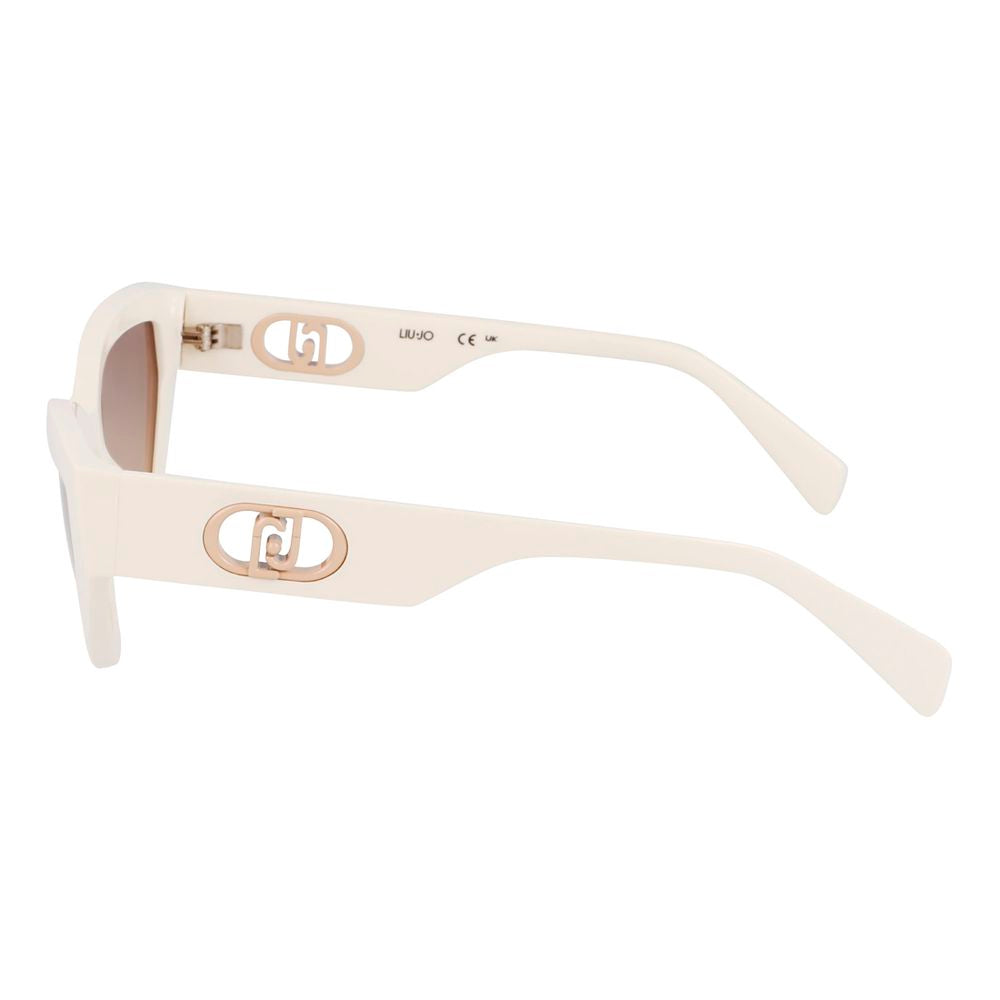 Liu Jo Weiße Sonnenbrille aus injected Material
