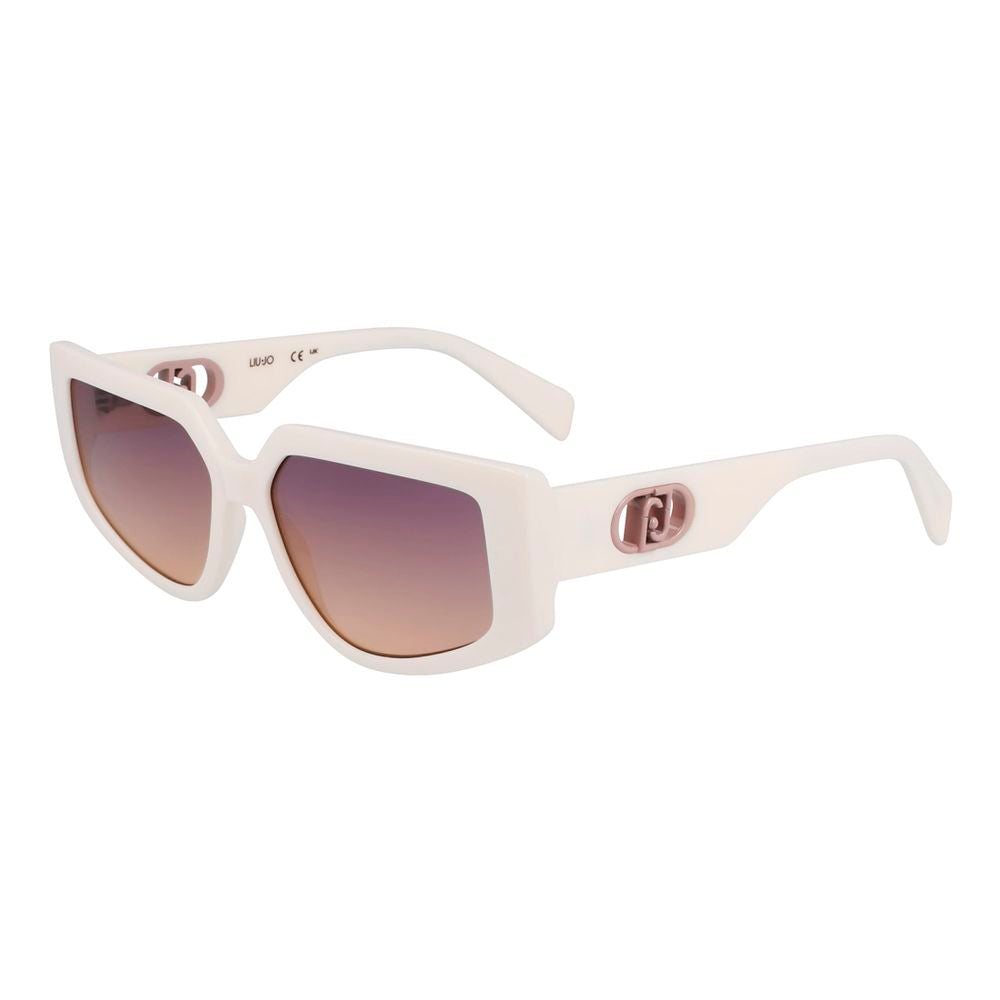 Liu Jo Weiße Sonnenbrille aus injected Material