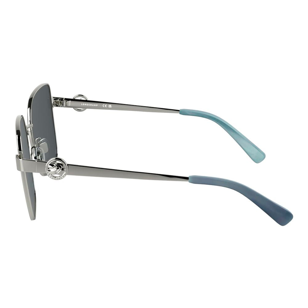 Longchamp Graue Sonnenbrille aus Metall