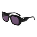 Longchamp Schwarze Sonnenbrille aus Acetat