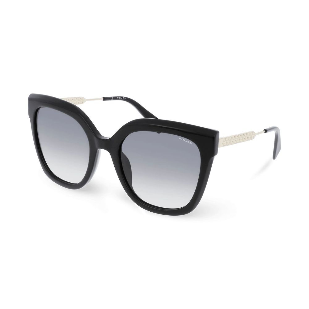 Police Schwarze Sonnenbrille aus Acetat
