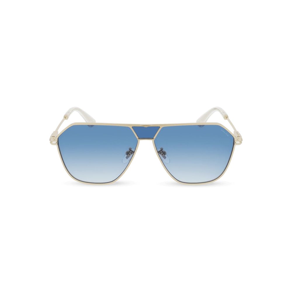 Police Sonnenbrille aus Goldmetall