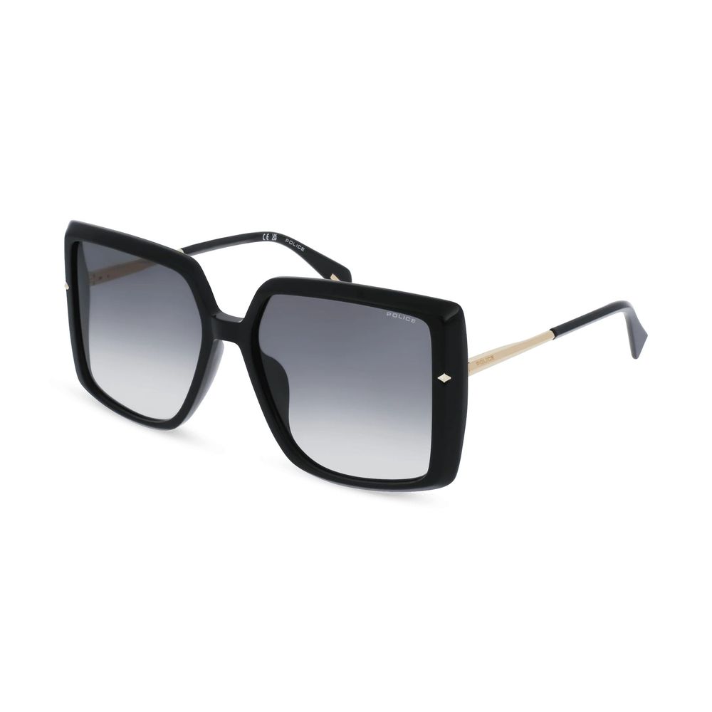Police Schwarze Sonnenbrille aus Acetat