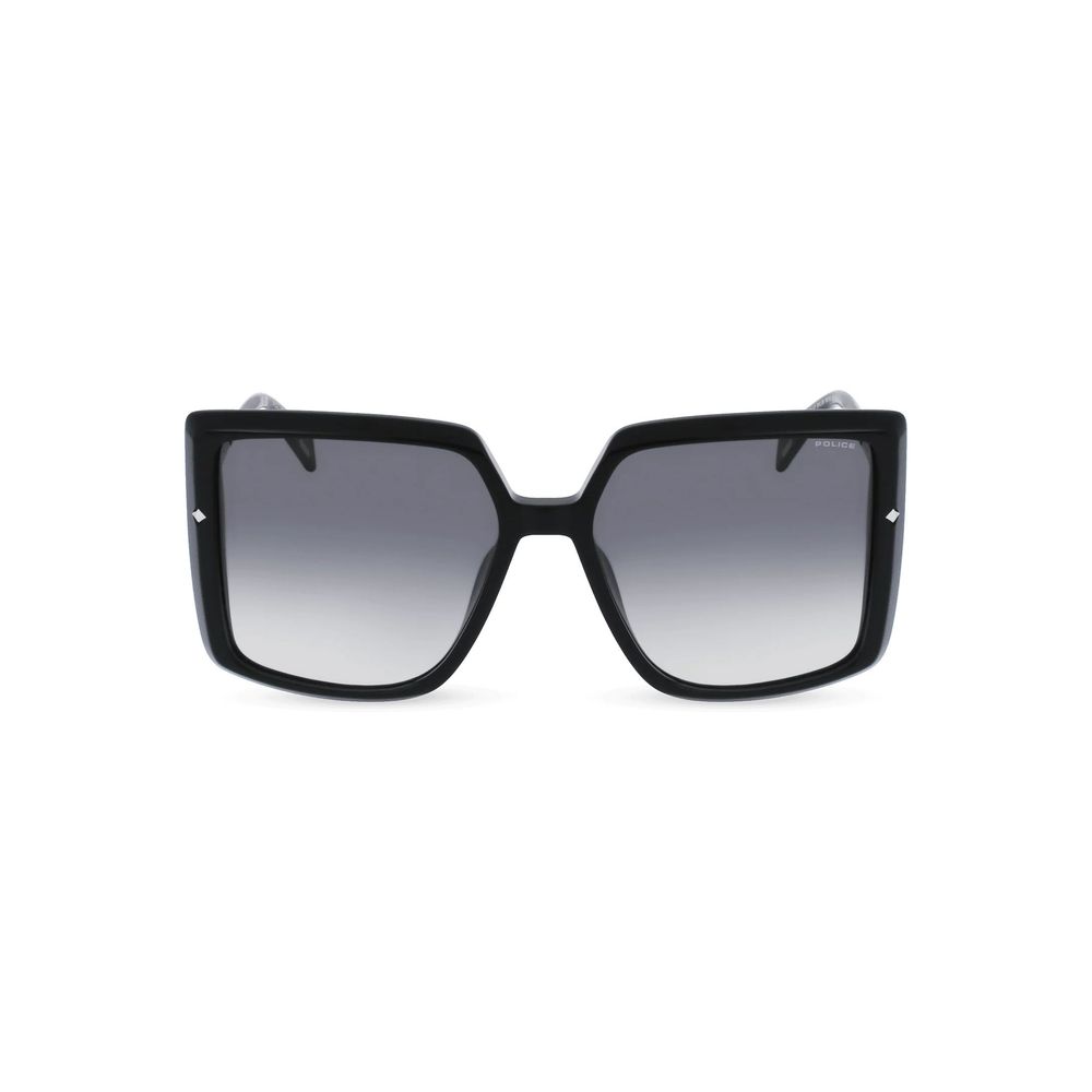 Police Schwarze Sonnenbrille aus Acetat