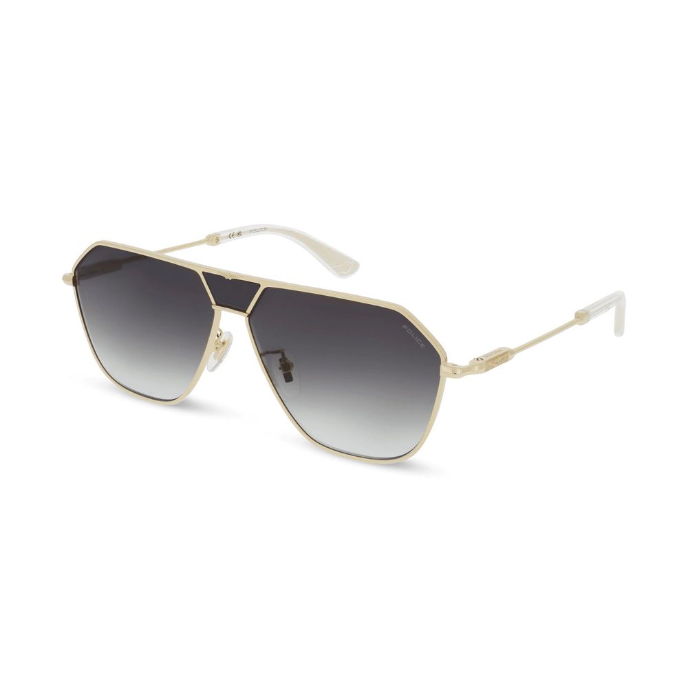 Police Sonnenbrille aus Goldmetall