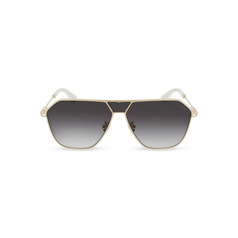 Police Sonnenbrille aus Goldmetall