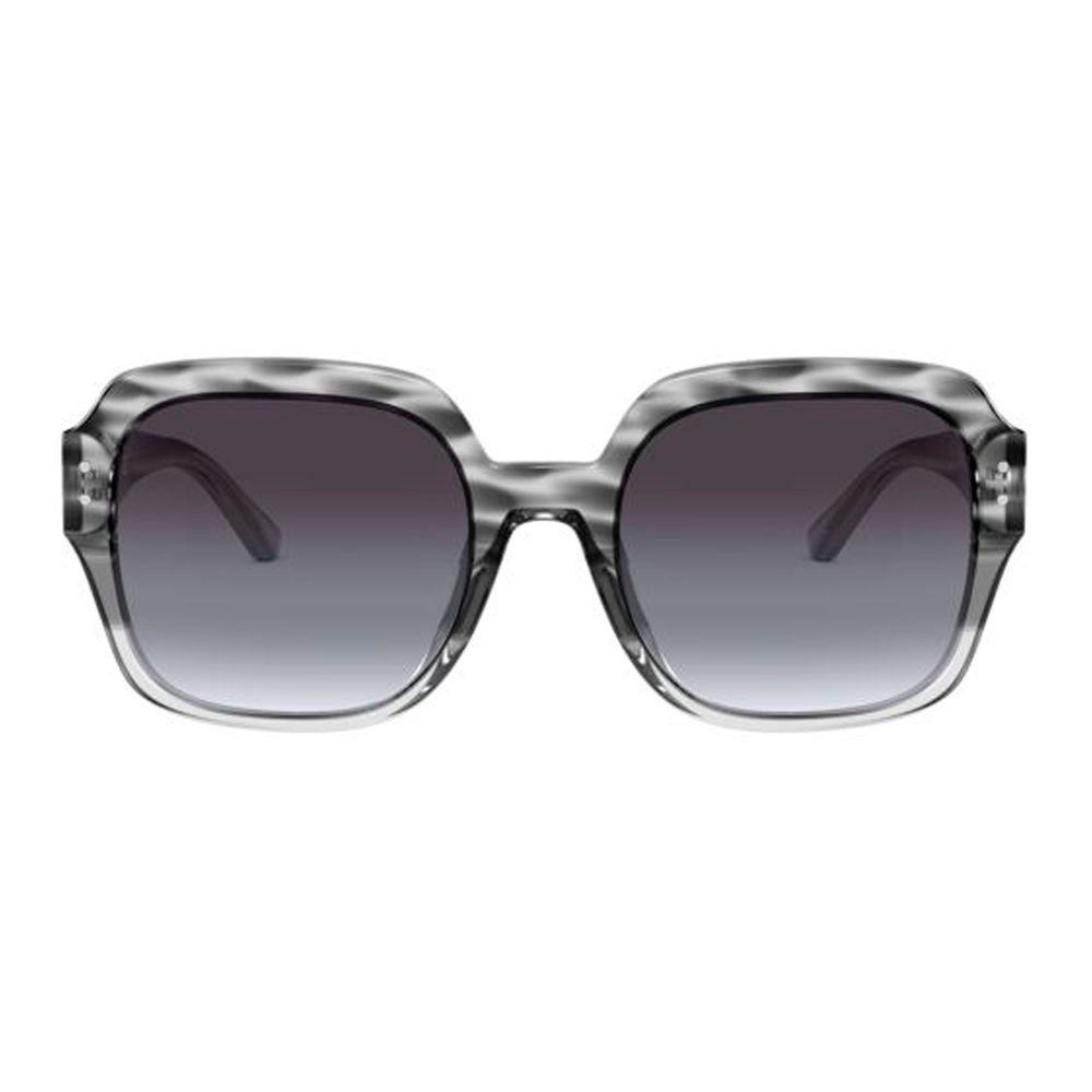 Tory Burch Graue Sonnenbrille aus Acetat