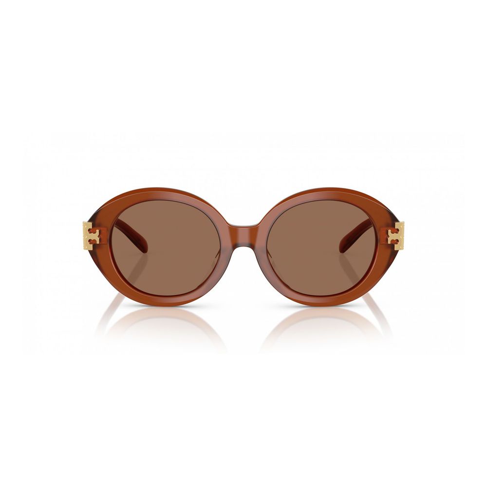 Tory Burch Braune Sonnenbrille aus Acetat