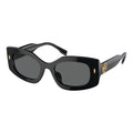 Tory Burch Schwarze Sonnenbrille aus Acetat