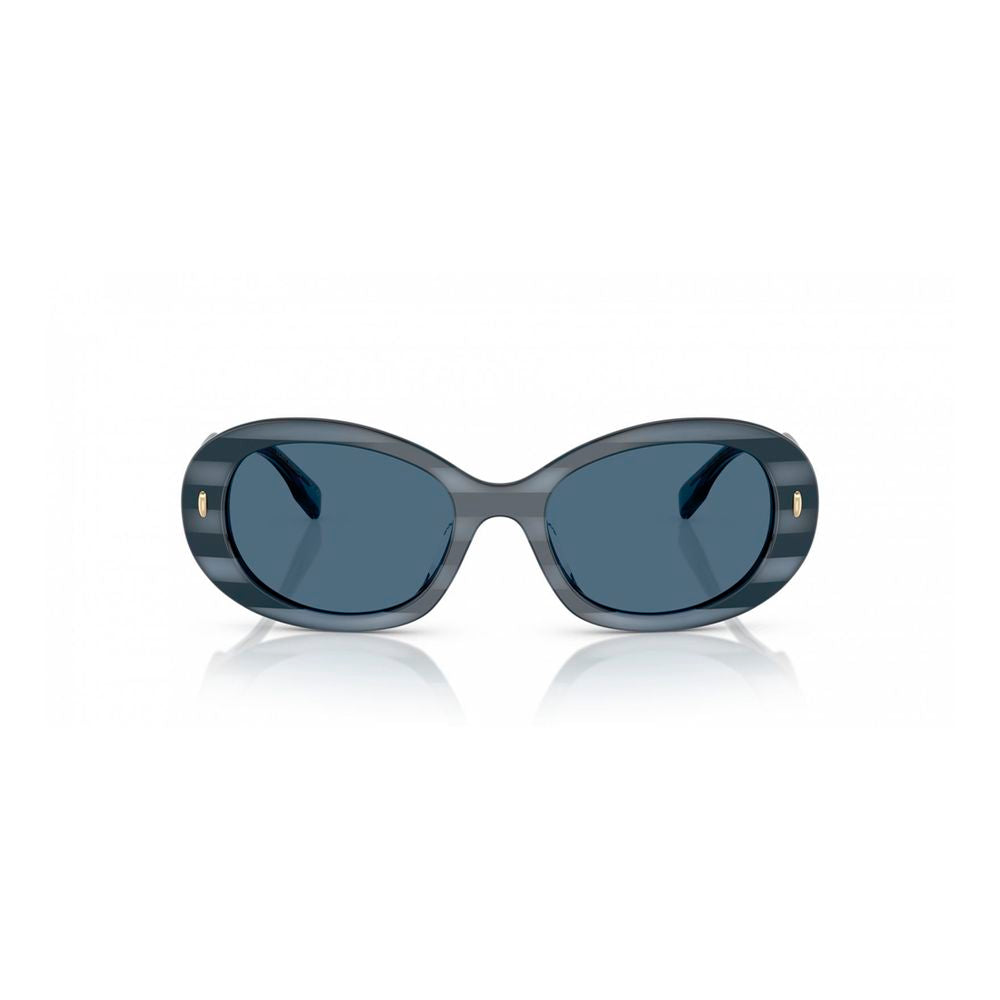 Tory Burch Blaue Sonnenbrille aus Acetat