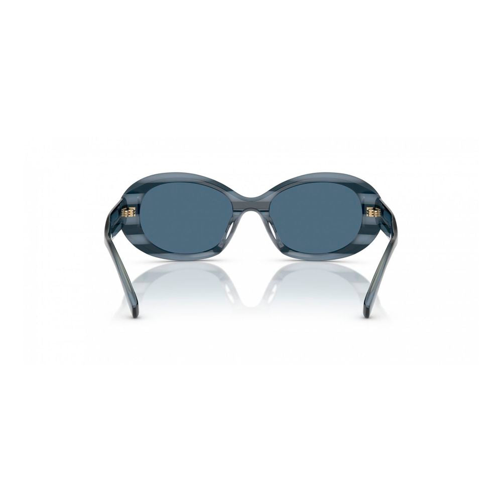 Tory Burch Blaue Sonnenbrille aus Acetat