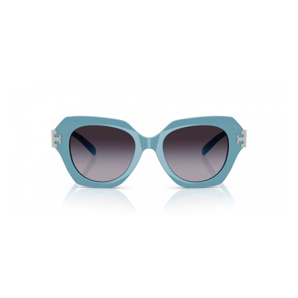 Tory Burch Blaue Sonnenbrille aus Acetat