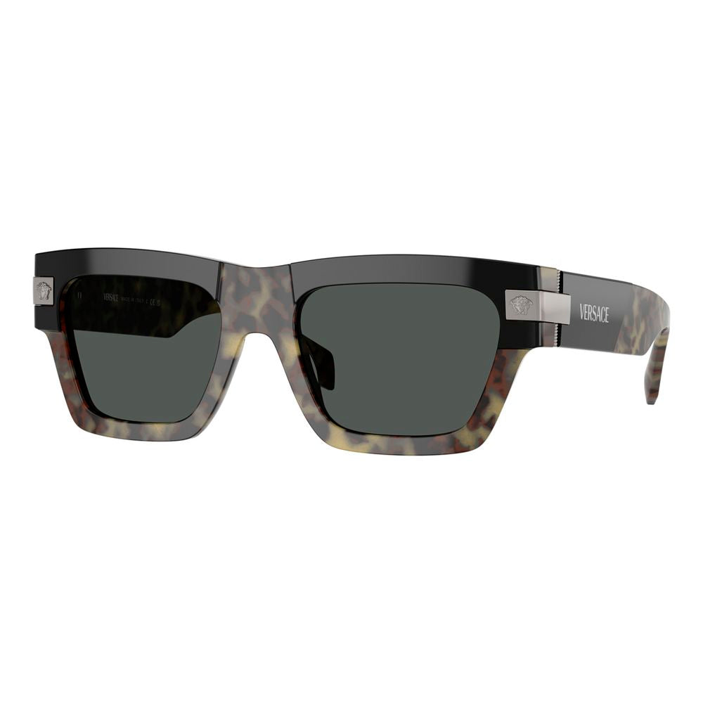 Versace Graue Sonnenbrille aus Acetat