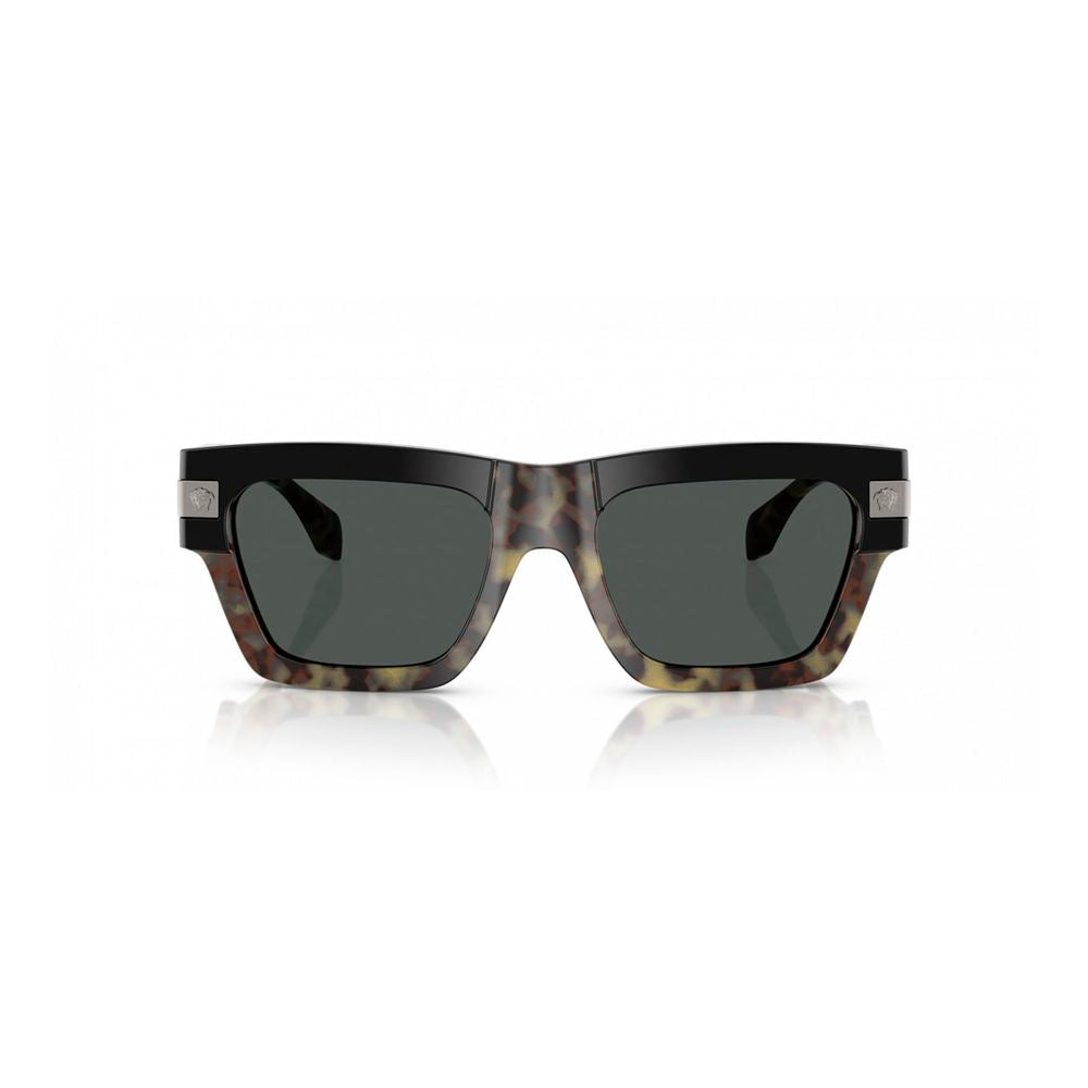 Versace Graue Sonnenbrille aus Acetat