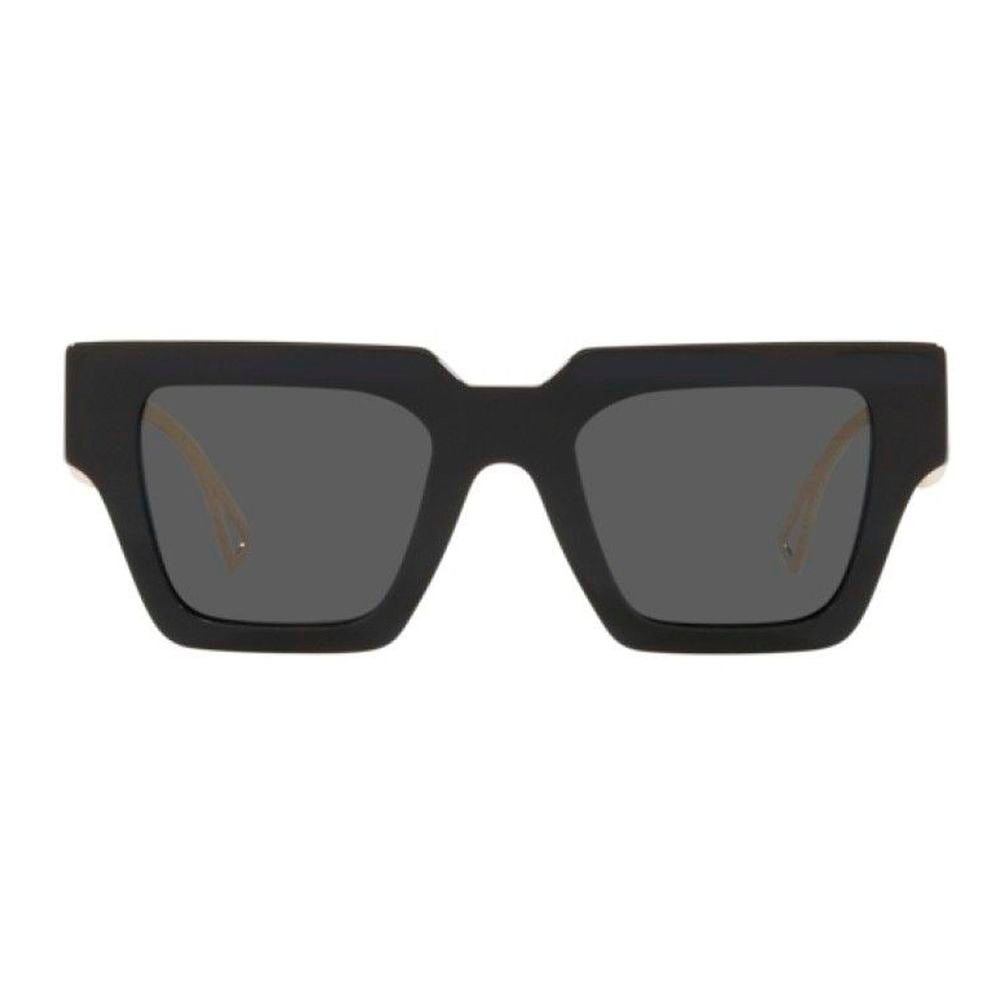 Versace Schwarze Sonnenbrille aus Acetat