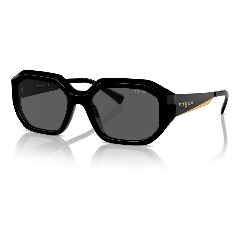 VOGUE Schwarze Sonnenbrille aus Acetat