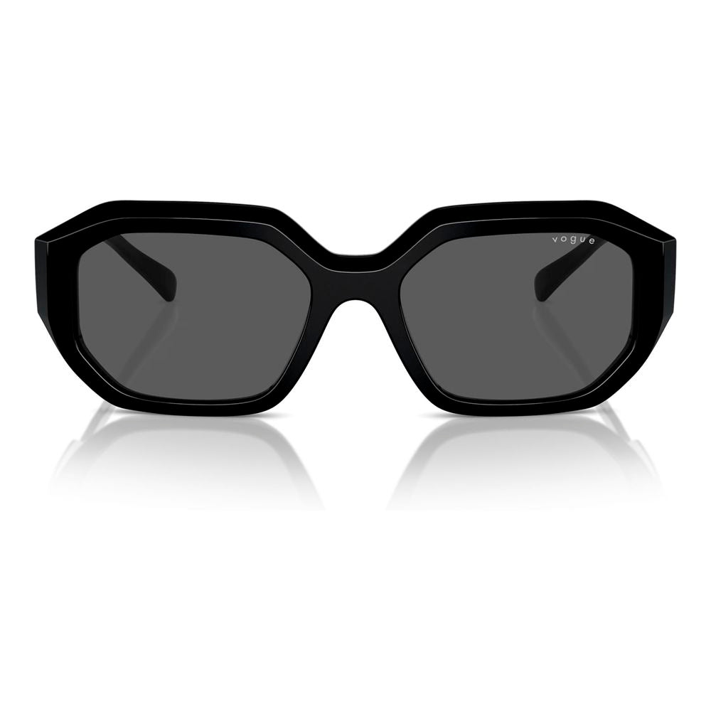 VOGUE Schwarze Sonnenbrille aus Acetat
