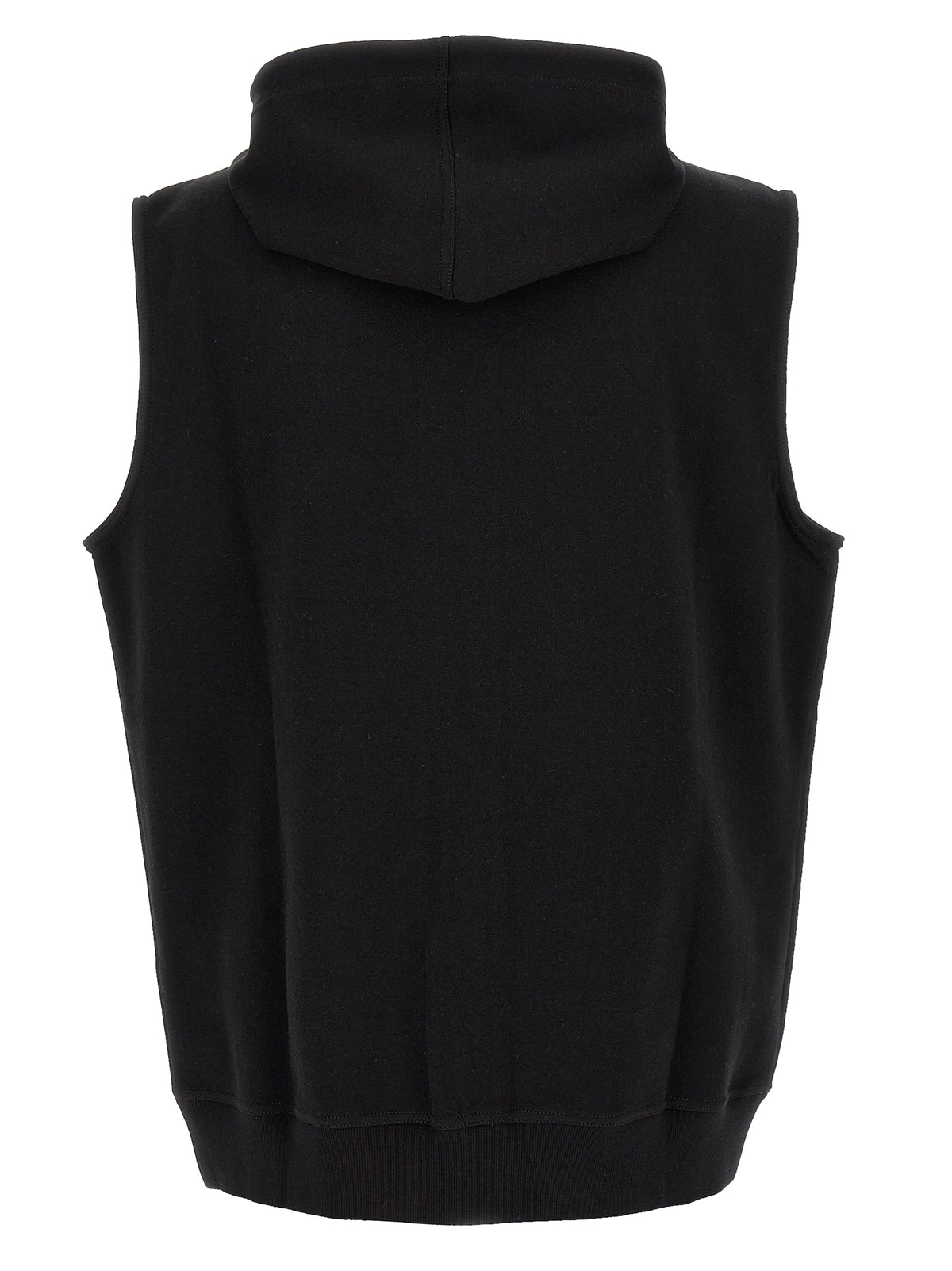 Brunello Cucinelli Schwarze ärmellose Baumwolljacke