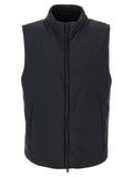 Herno Schwarze ärmellose Jacke aus Polyamid