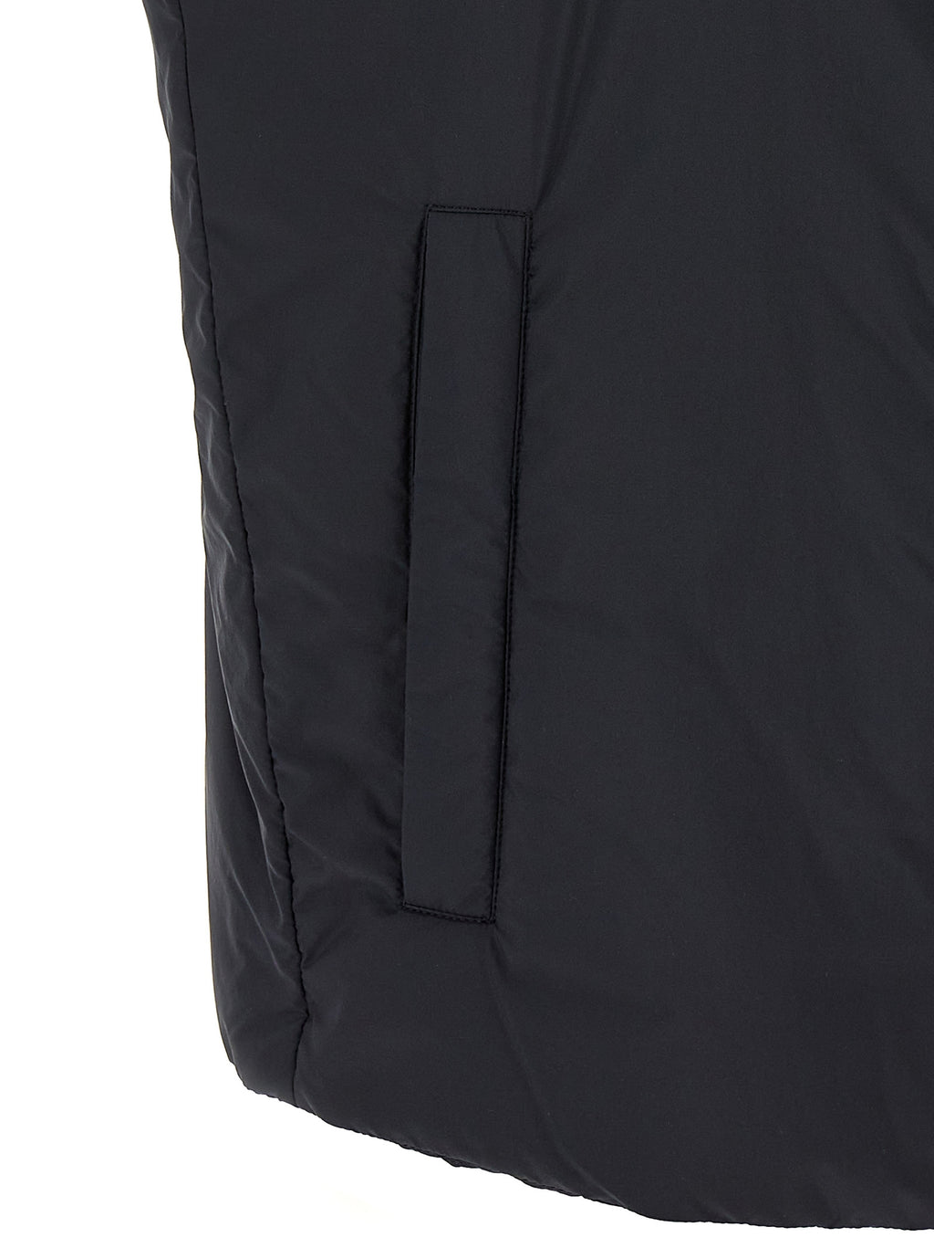 Herno Schwarze ärmellose Jacke aus Polyamid