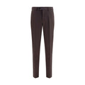 Brunello Cucinelli Braune Baumwollhose für die Freizeit