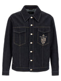 Fendi Blaue Jeansjacke aus Baumwolle