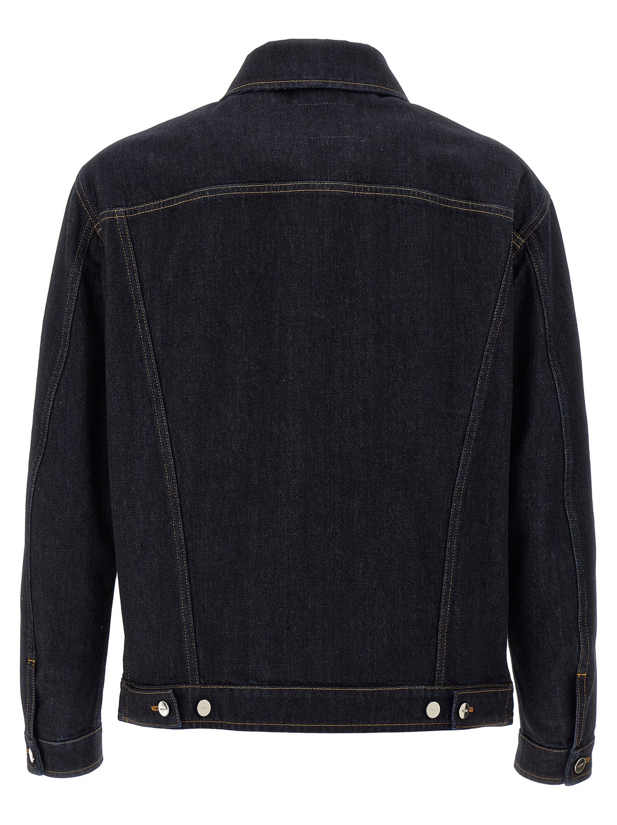 Fendi Blaue Jeansjacke aus Baumwolle