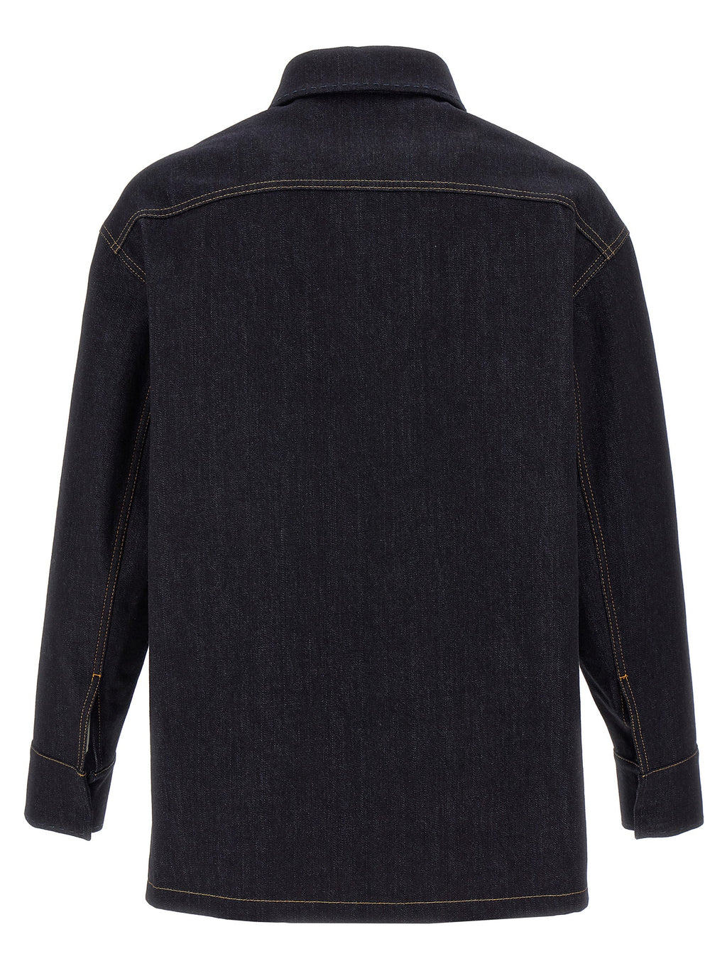 Fendi Blaue Jeansjacke aus Baumwolle