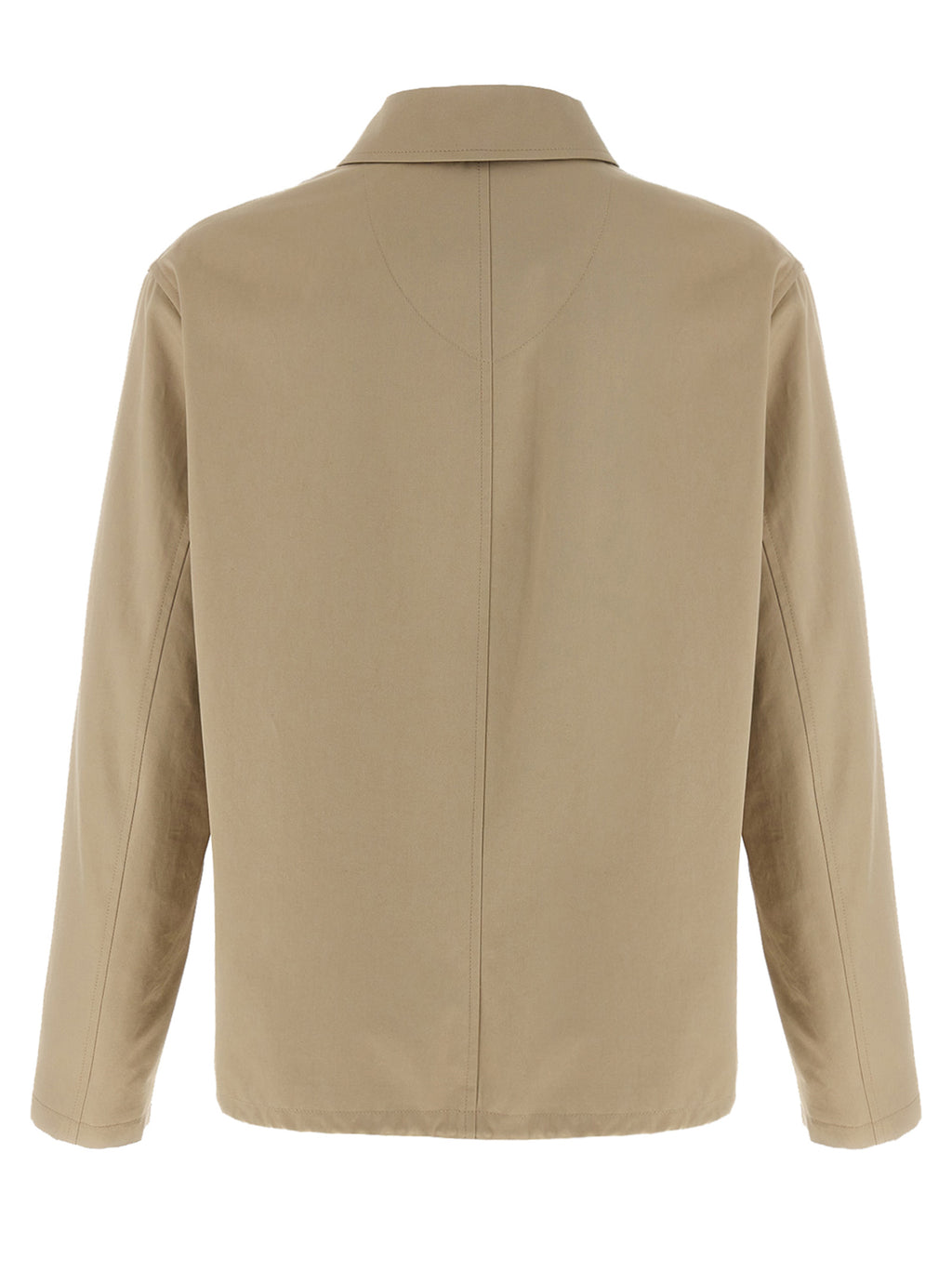 Burberry Beige Baumwolljacke in voller Länge