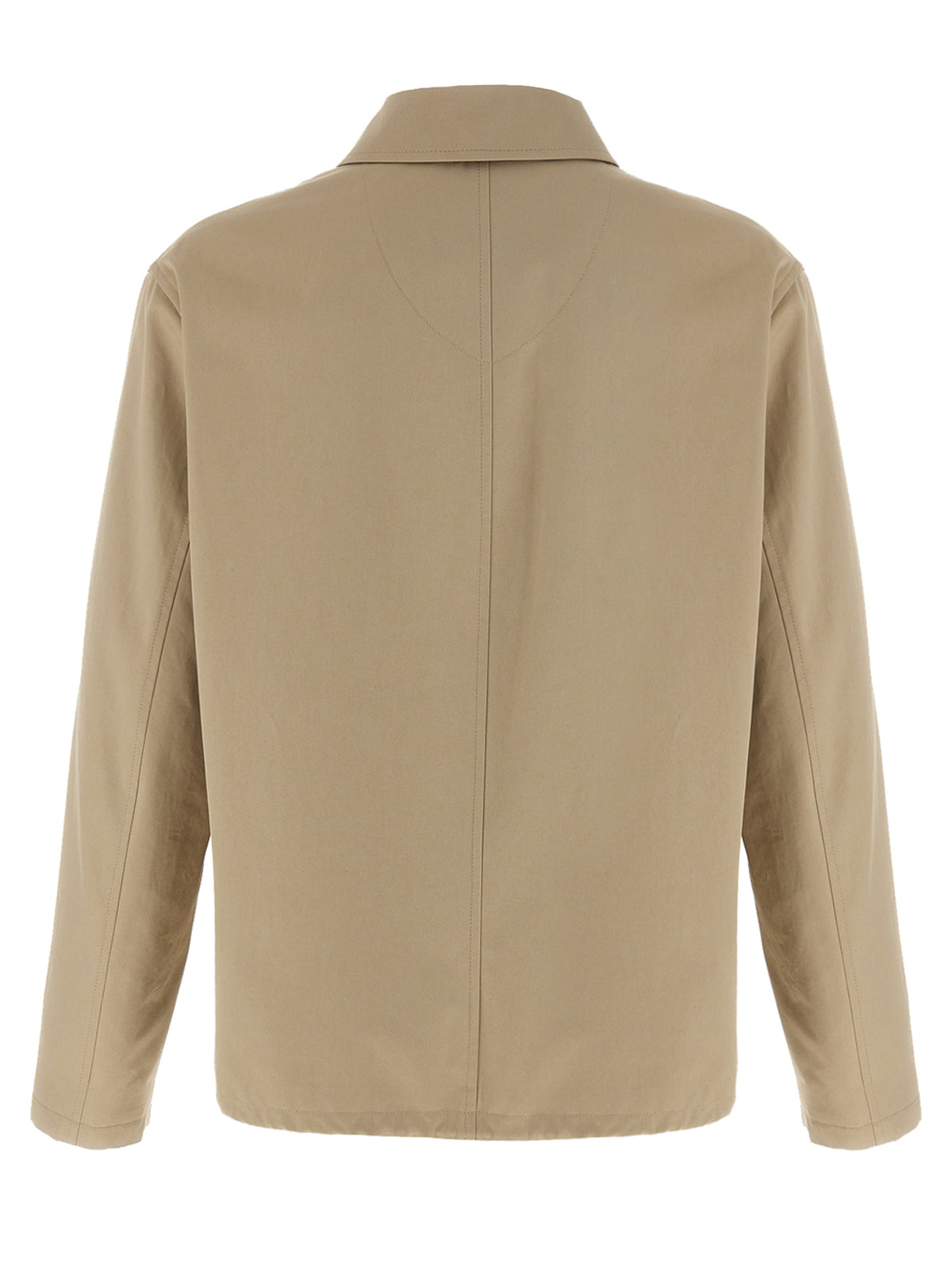 Burberry Beige Baumwolljacke in voller Länge
