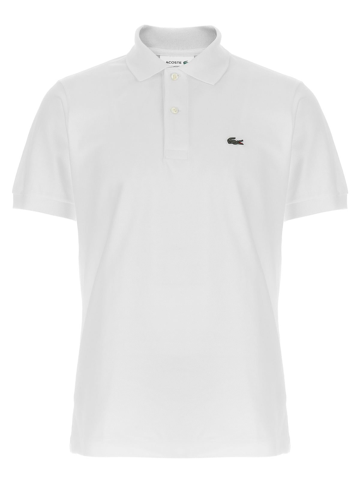 Lacoste Weißes Poloshirt aus Baumwolle