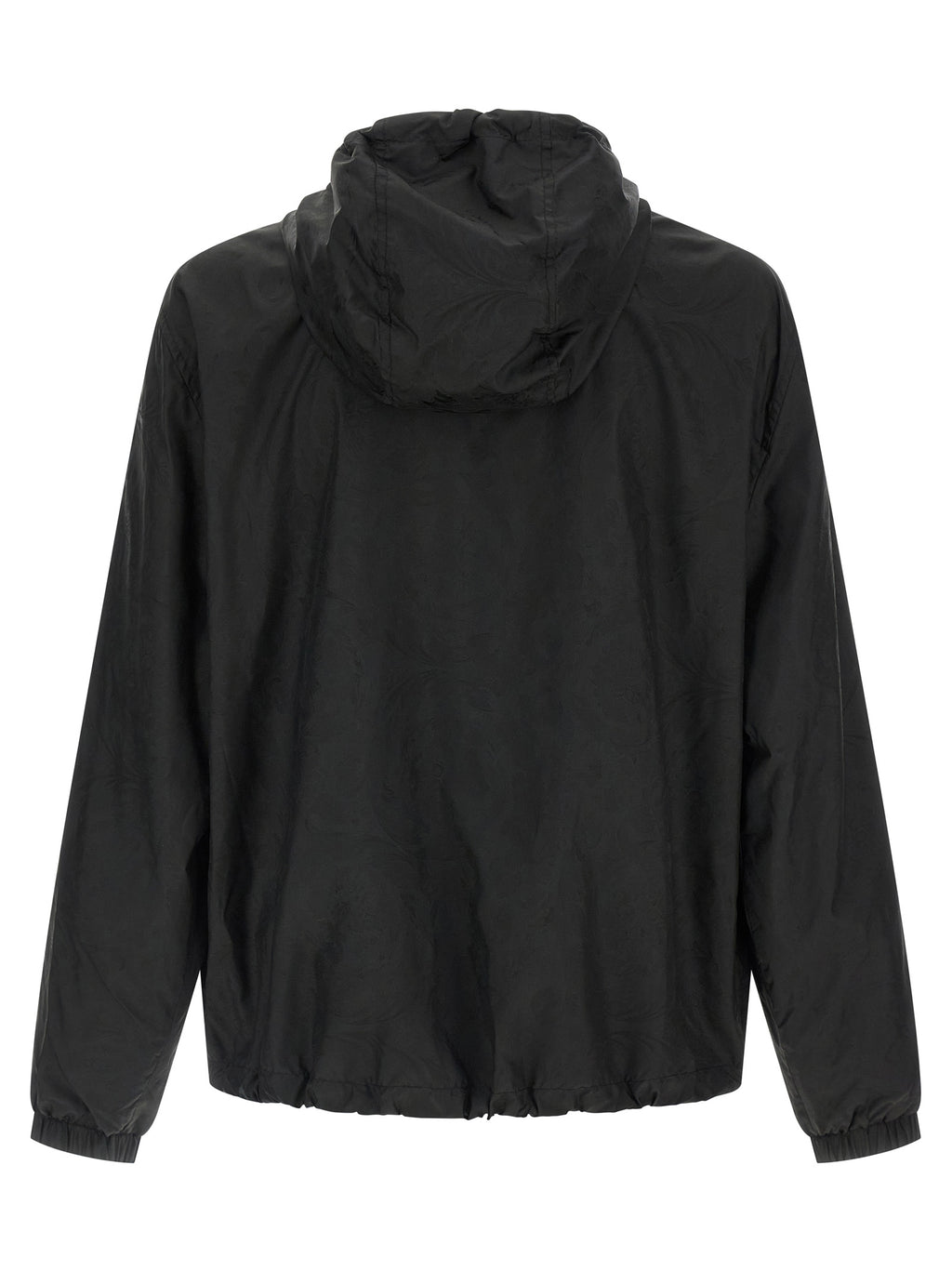 Versace Schwarze Nylon-Shell-Jacke