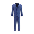 Brunello Cucinelli Blauer Wollanzug Oves Aries Zweiteiler