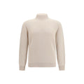 Brunello Cucinelli Beige Kaschmir-Rollkragenpullover