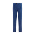 Brunello Cucinelli Blaue Baumwoll-Chino-Hose