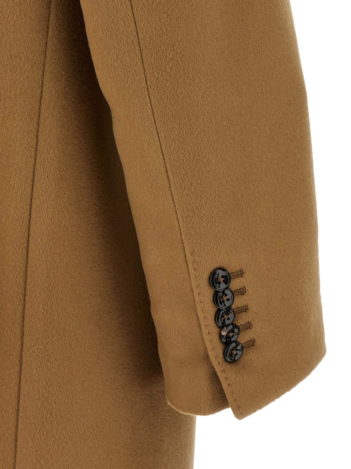 Tagliatore Beige Virgin Wool Coat