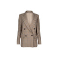 Brunello Cucinelli Brauner Leinenblazer