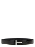 Tom Ford Brauner Kalbsleder Gürtel Regular