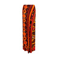 Emilio Pucci Langer Rock aus Viskose in Orange