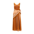 Zimmermann Braunes Viskose-Freizeitkleid