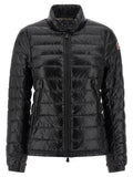 Moncler Grenoble Schwarze Polyamid-Jacke in voller Länge