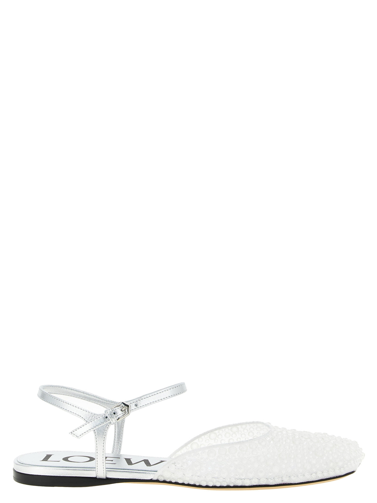 Loewe Weiße Ballerinas aus Polyamid